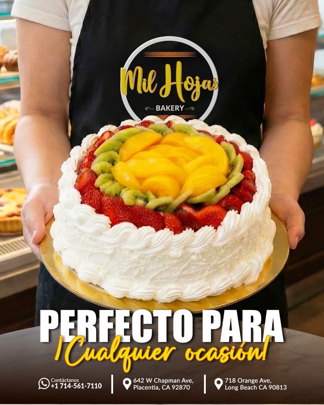 Pastel de ocasión decorado