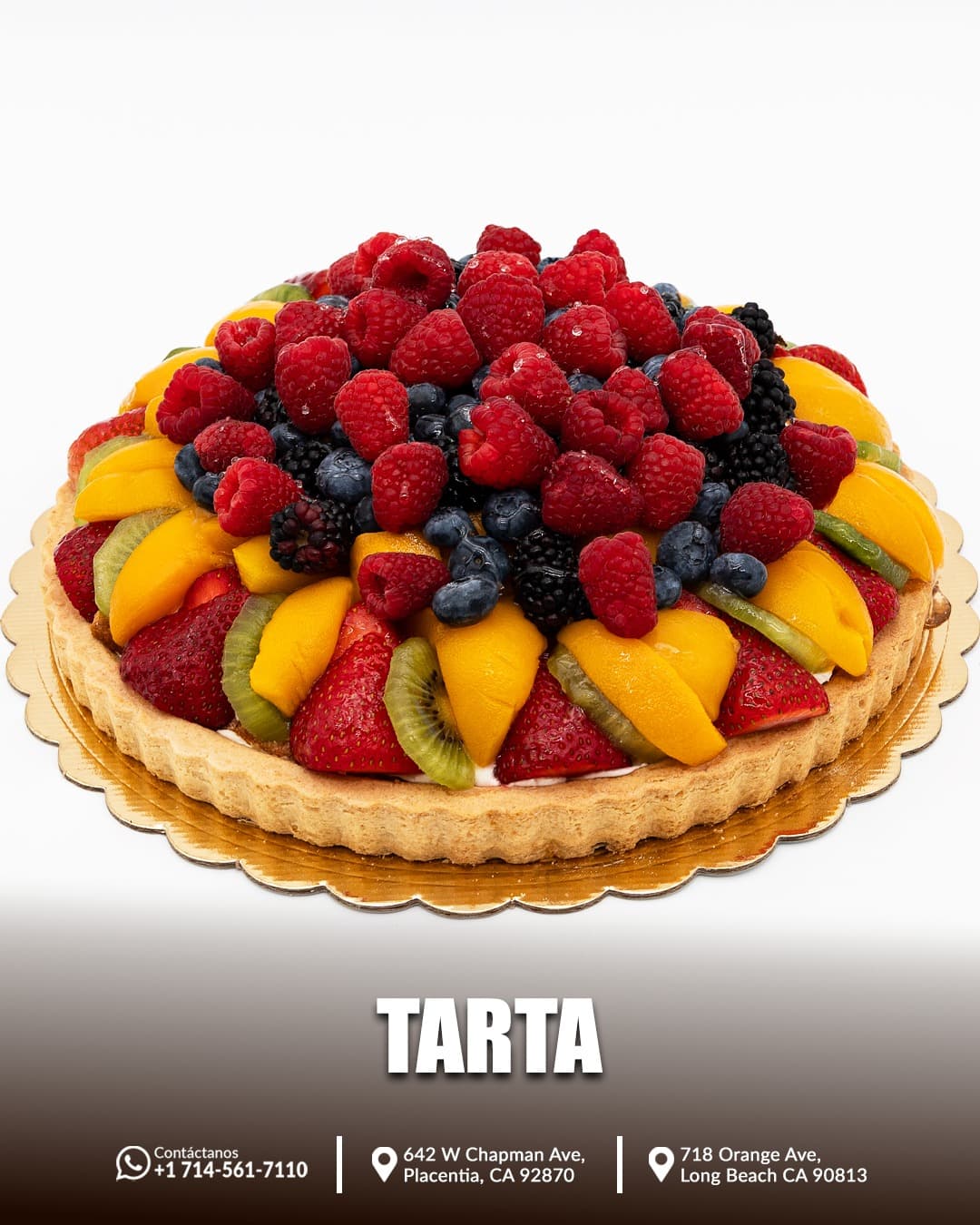 Tarta de frutas frescas